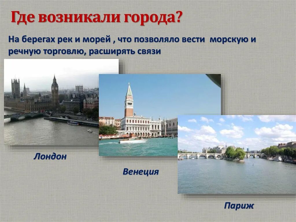 Примеры городов возникшие в разные века. Города возникшие на берегах рек. Берег города. Где появились новые города. Где город.