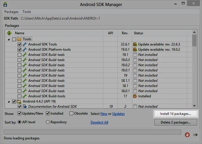 SDK программы. Android SDK. Android SDK Tools Setup. Как открыть Android SDK Manager. Sdk updates