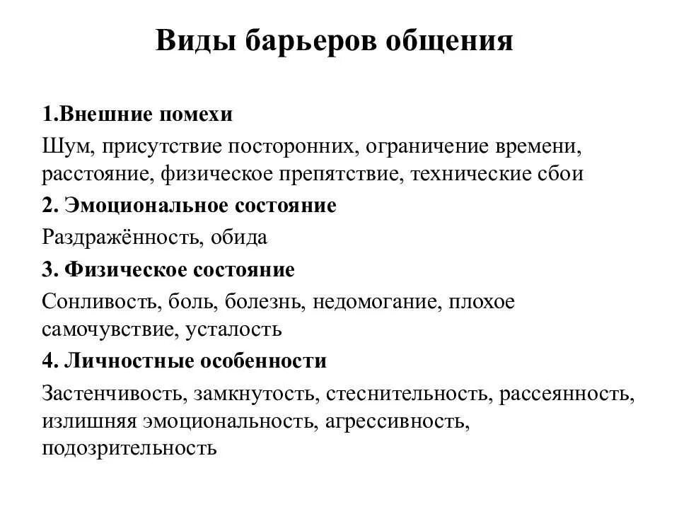 Почему возникают барьеры общения 6 класс. Типы барьеров в коммуникации. Формы коммуникационных барьеров. Формы барьеров общения. Виды барьеров в психологии