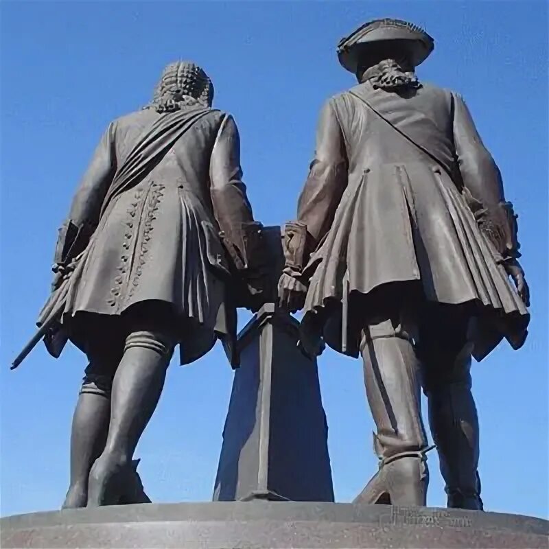 Создателем какого памятника является татищев. Памятник де генину и татищеву в екатеринбурге. де геннин и татищев. татищев и де генин памятник в екатеринбурге. основатели екб памятник.