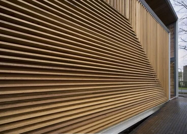 Pin on s p a c e * h o m e Wood facade, Facade design, Timber cladding