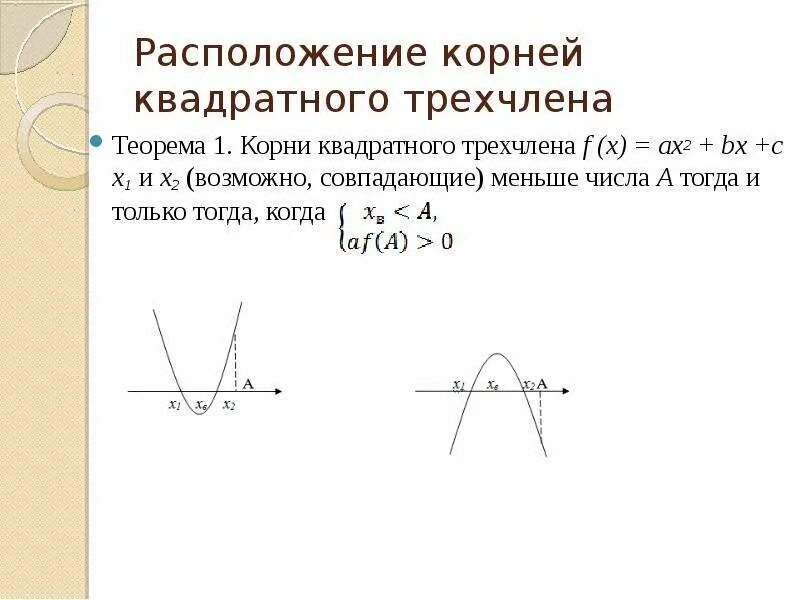 F X ax2+BX+C. Определи коэффициенты квадратного трехчлена.