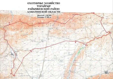 Карта охотничьих хозяйств