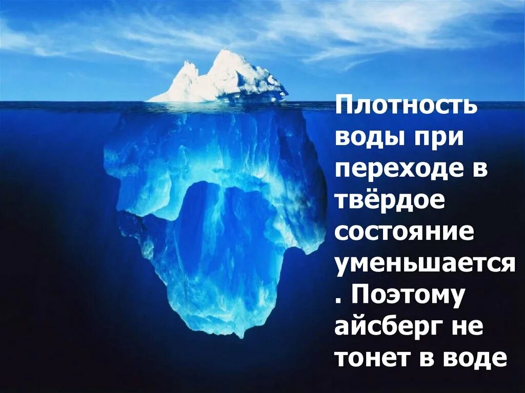 Плотность воды 1.01. Плотность воды картинки. Плотность воды плотность воды. Плотность Озерной воды. Почему айсберги не тонут физика