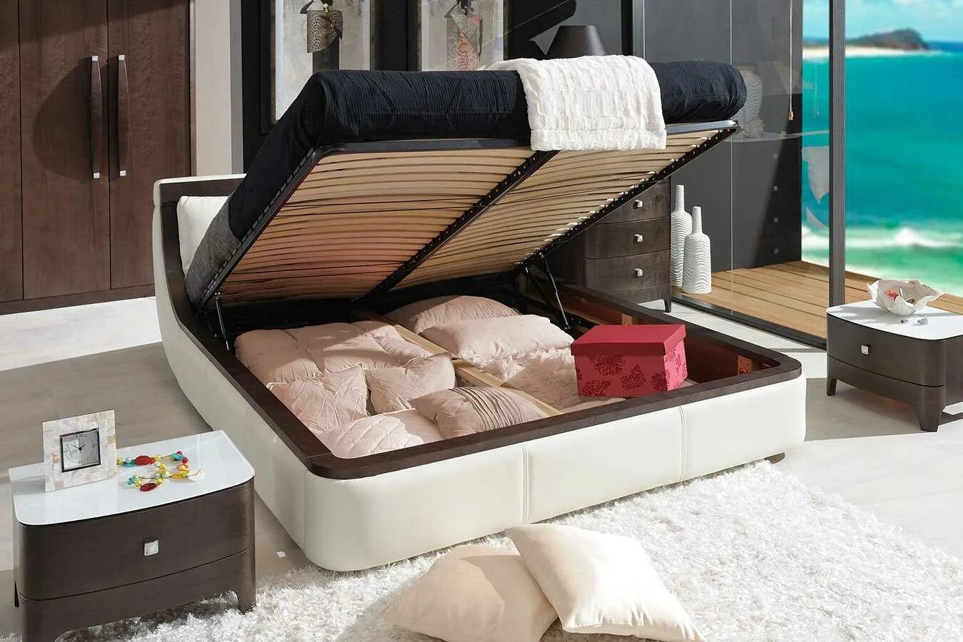 Орматек Wave line с подъемным механизмом. Удобная кровать. Удобные кровати для спальни. Спальная кровать с подъемным механизмом.