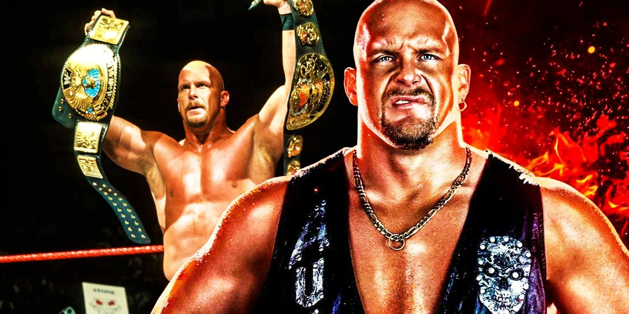 Steve vs stone. Стив остин 2025. стив остин ледяная глыба реслинг. стон колд стив остин на wrestlemania 38. legendary steve austin season 1 wwe supercard.
