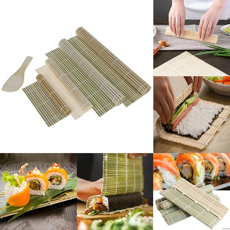Чем заменить циновку для роллов. Коврик для суши бамбуковый bamboo sushi-mat, 24*24. Силиконовый коврик для роллов. Макису коврик для роллов. Альтернатива циновка для суши.