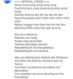 The official lyrics of work by rihanna ft. 