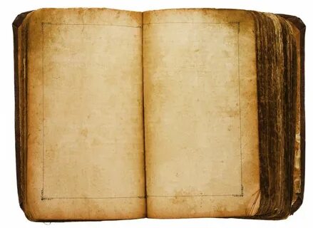 Старая раскрытая книга