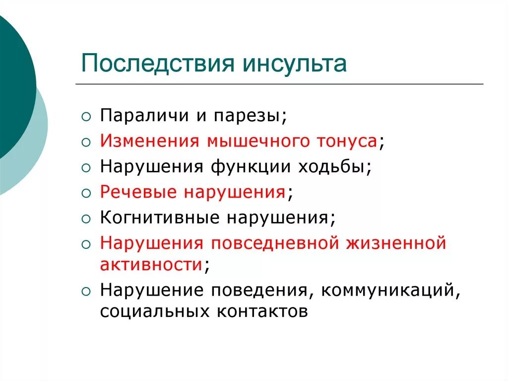 Последствия могут быть тест. Последствия инсульта. осложнения инсульта. осложнения ишемического инсульта. последствия ишемическогот нсульта.