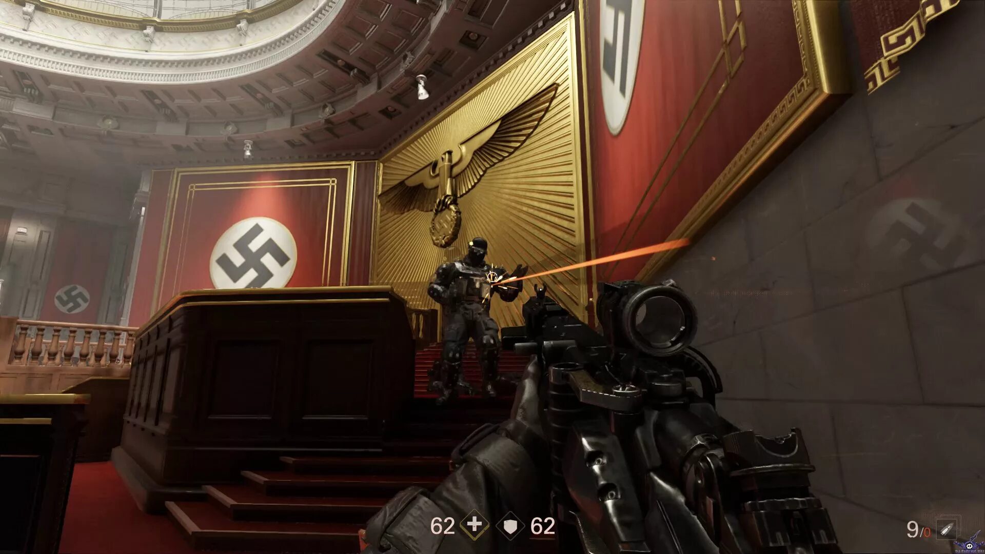 Wolfenstein ii the new colossus crash. Башня зиг вольфенштайн. wolfenstein ii. wolfenstein 2 the new colossus. вольфенштейн интерьер.