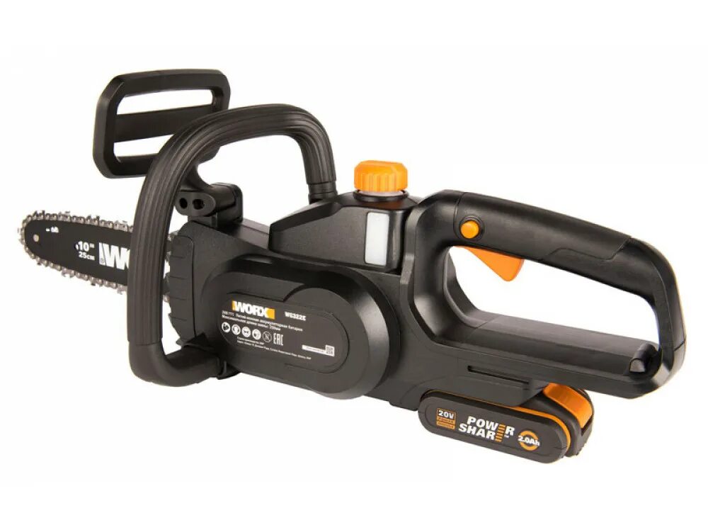 Аккумуляторная пила Worx wg322e. Пила цепная Worx wg322e. Worx wg322e.9.