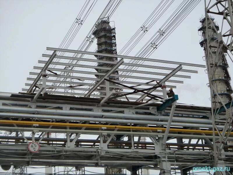 Пересечение газопроводом вл