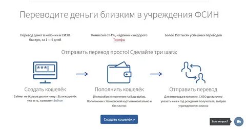 Как перевести деньги заключенному в колонию