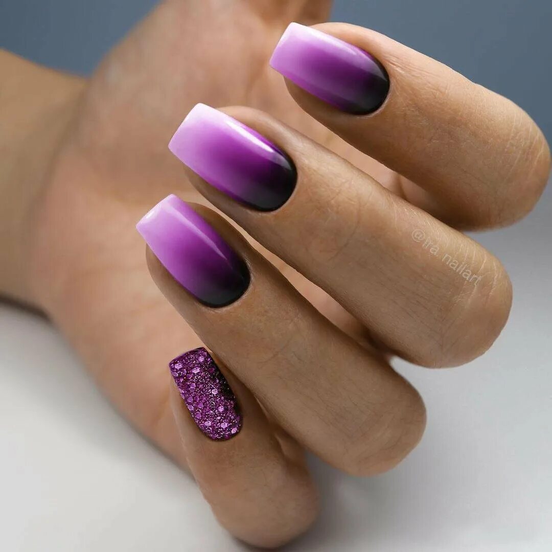 Новинки фиолетовых ногтей. Фиолетовый маникюр. Маникюр всиренов тонах. Фиолетовые ногти. Фиолетовый маникюр на короткие ногти.