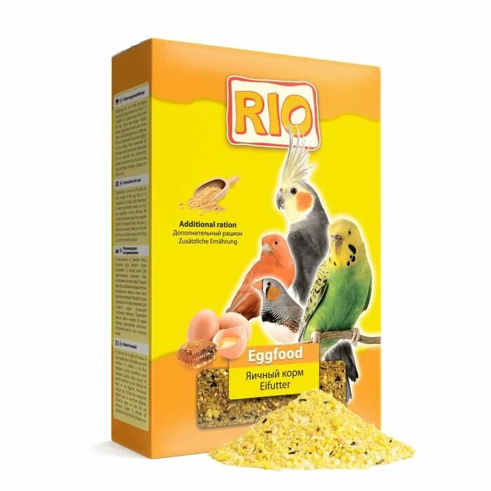 Rio яичный корм д/волнистых попуг. И мелких птиц 250 г.. Корм для птиц Рио яичный. Рио яичный корм для канареек. Яичный корм для птиц Padovan.