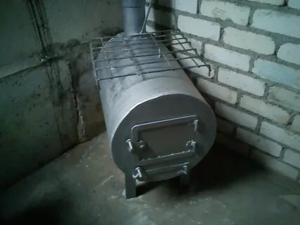Сделать печку своими руками из трубы