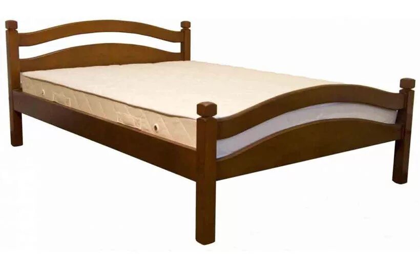 Купить деревянную кровать недорого. Кровать кр-6. Кровать из массива «кр-м1.