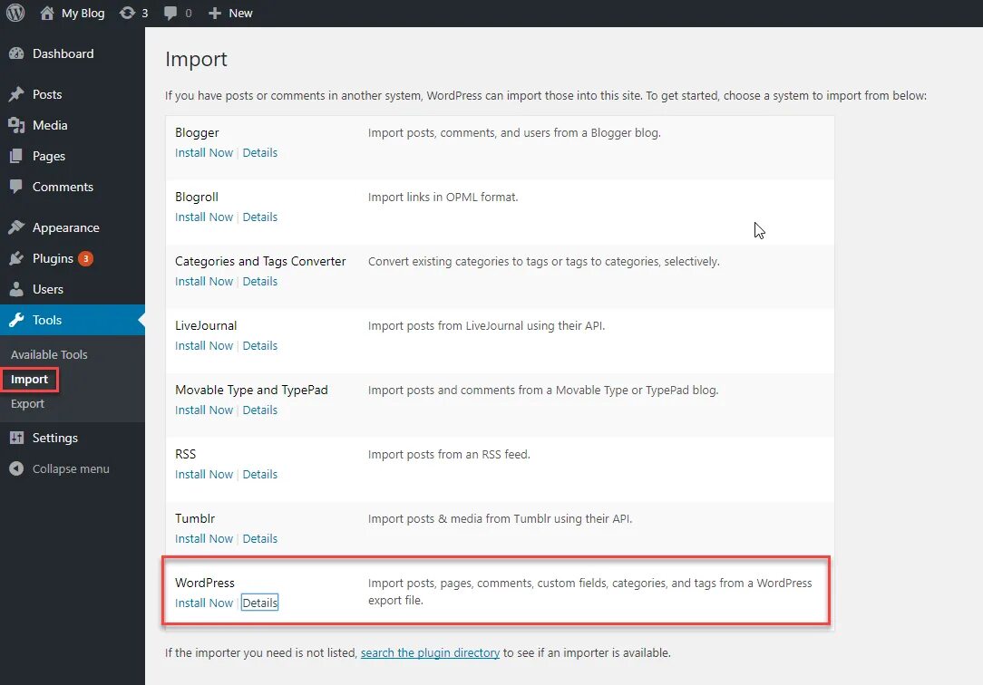 Как импортировать JQUERY плагин? Через Import. WORDPRESS find location. AJM Import. Kraken pre-sale Import Tool. Import tools