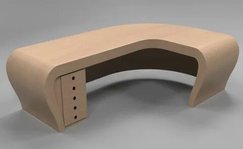 curved office desk - wookey.com.