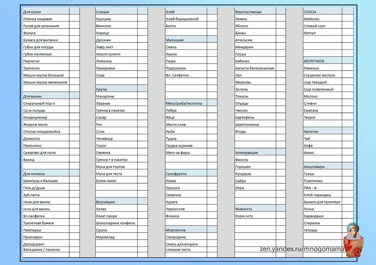 Покупки на месяц для семьи. Список покупок. Таблица покупок продуктов. Список покупок в магазине. Список продуктов на месяц для семьи.