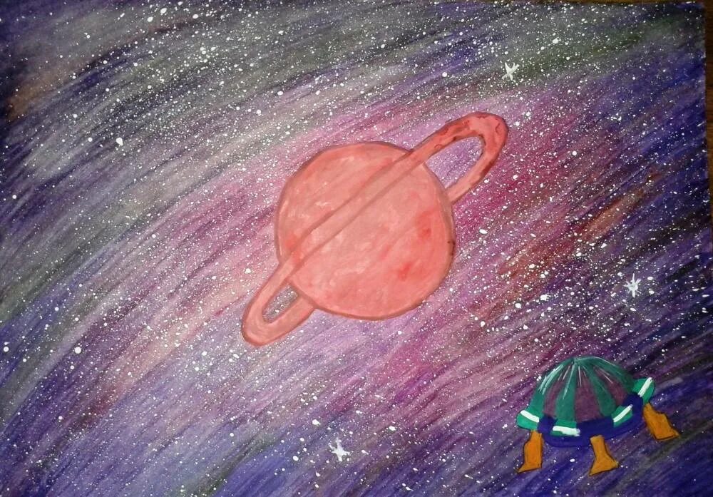 Рисование космос. Рисунок на тему космос. Детские рисунки на тему космос. Рисование для детей космос. Как можно нарисовать космос