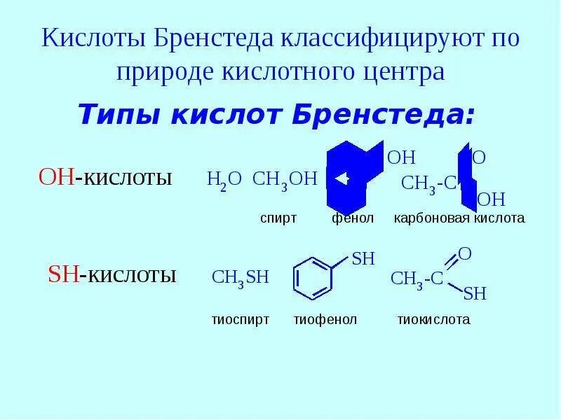 Основные и кислотные центры органическая химия. Кислотно основные свойства Бренстеда. Кислотные/основные центры в соединении. Свойства кислоты Бренстеда.