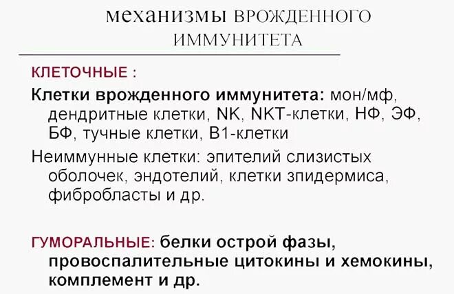 Т клетки могут ингибировать механизмы врожденного иммунитета