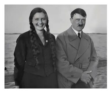 Adolf Hitler z siostrzenicą (Fot. 