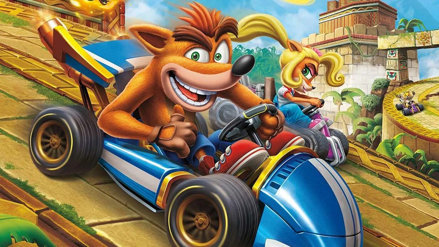 Крэш бандикут гонки. Crash Bandicoot Racing. Crash Team Racing Nitro-fueled. Crash Bandicoot Nitro fueled. Crash Bandicoot гонки.