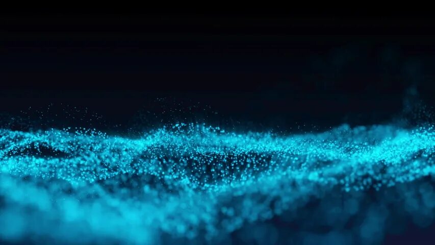 Particle field. Particle field