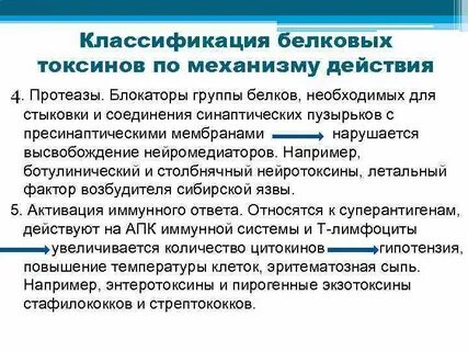 Белковые токсины бактерий