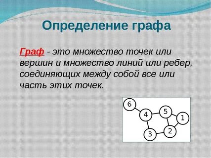 Определение графа