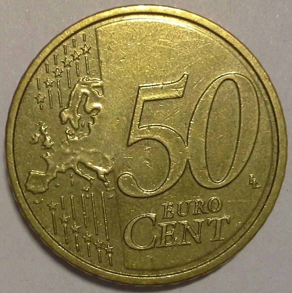 Центы в рубли. 50 Евроцентов 2002. 50 Евро цент. 50 Евроцентов. 50 Евро цент монеты 2002.