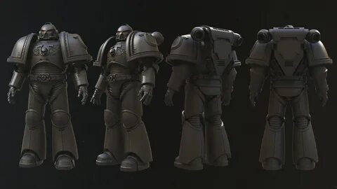 Space marine 3d model