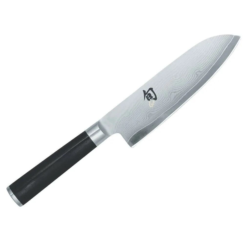 Нож для кухни купить в москве. Santoku Knife кухонный нож. Сантоку нож Kai. Сантоку Дамаск. Kai Shun Nagare.