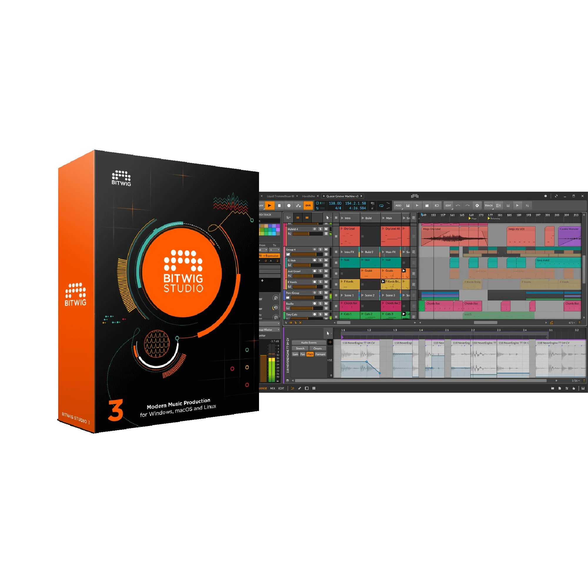 Bitwig studio. Bitwig studio daw. bitwig daw. bitwig 3. bitwig studio картинка.