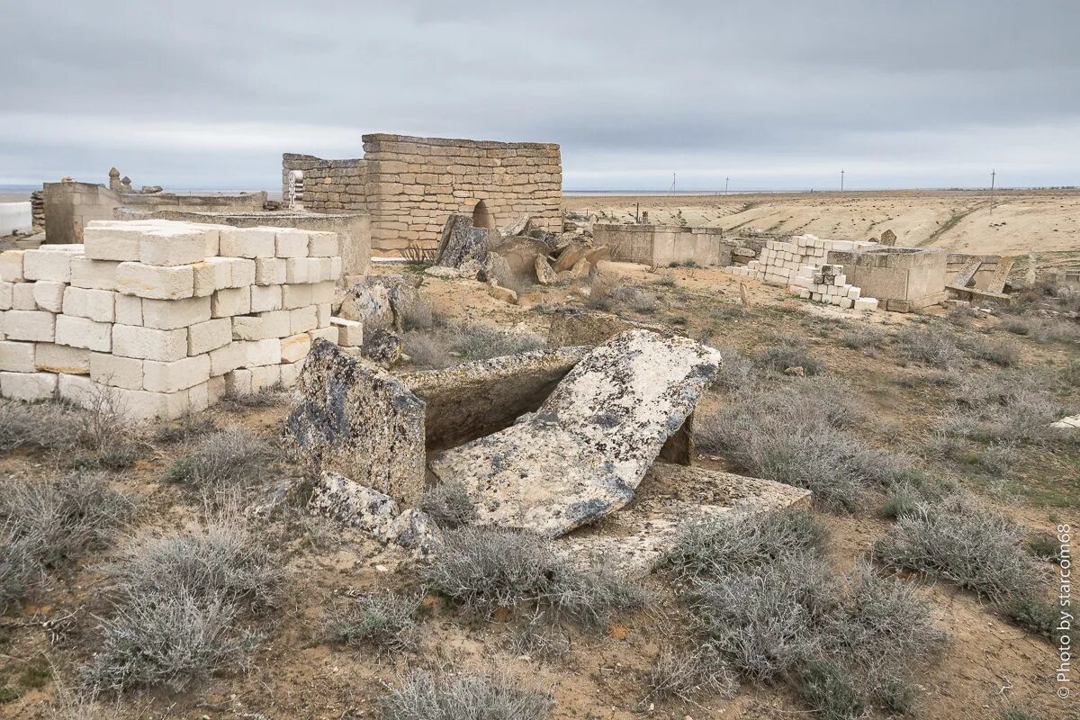 Казахское кладбище Мангышлак. Мангышлак Тамшалы. Бейнеу (некрополь). Мангышлак АЭС.