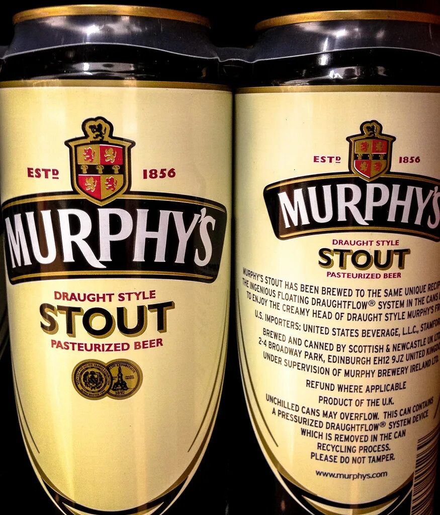 Мерфис айриш стаут. Стаут murphy&#039;s. murphy&#039;s irish stout.