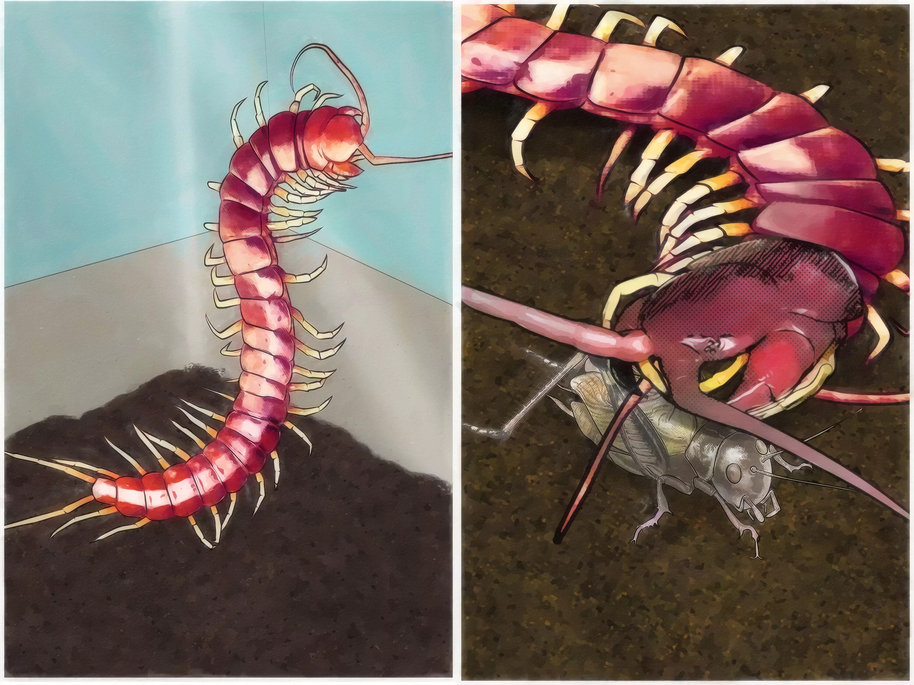 Сороконожка двухвостка. Амазонская сколопендра. Сороконожка сколопендра. Черная сороконожка сколопендра. Японская сороконожка мукадэ.