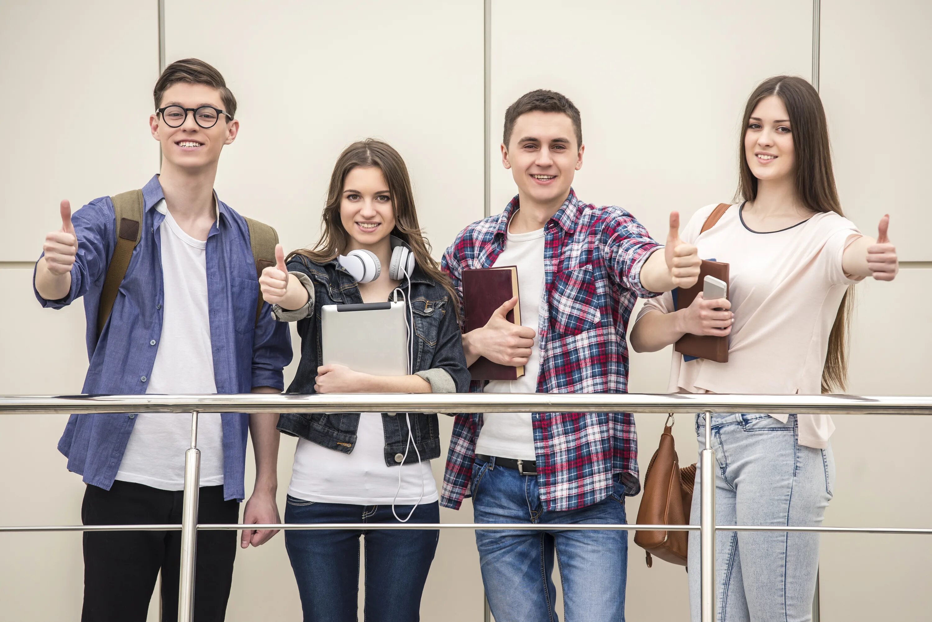Student show their