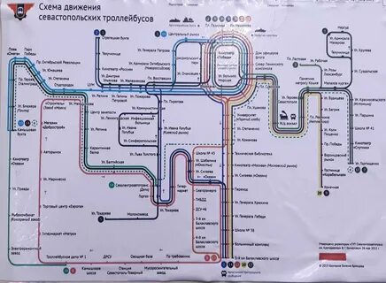Маршруты движения автобусов севастополь