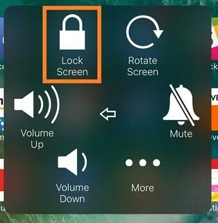 Как отключить на ios экран