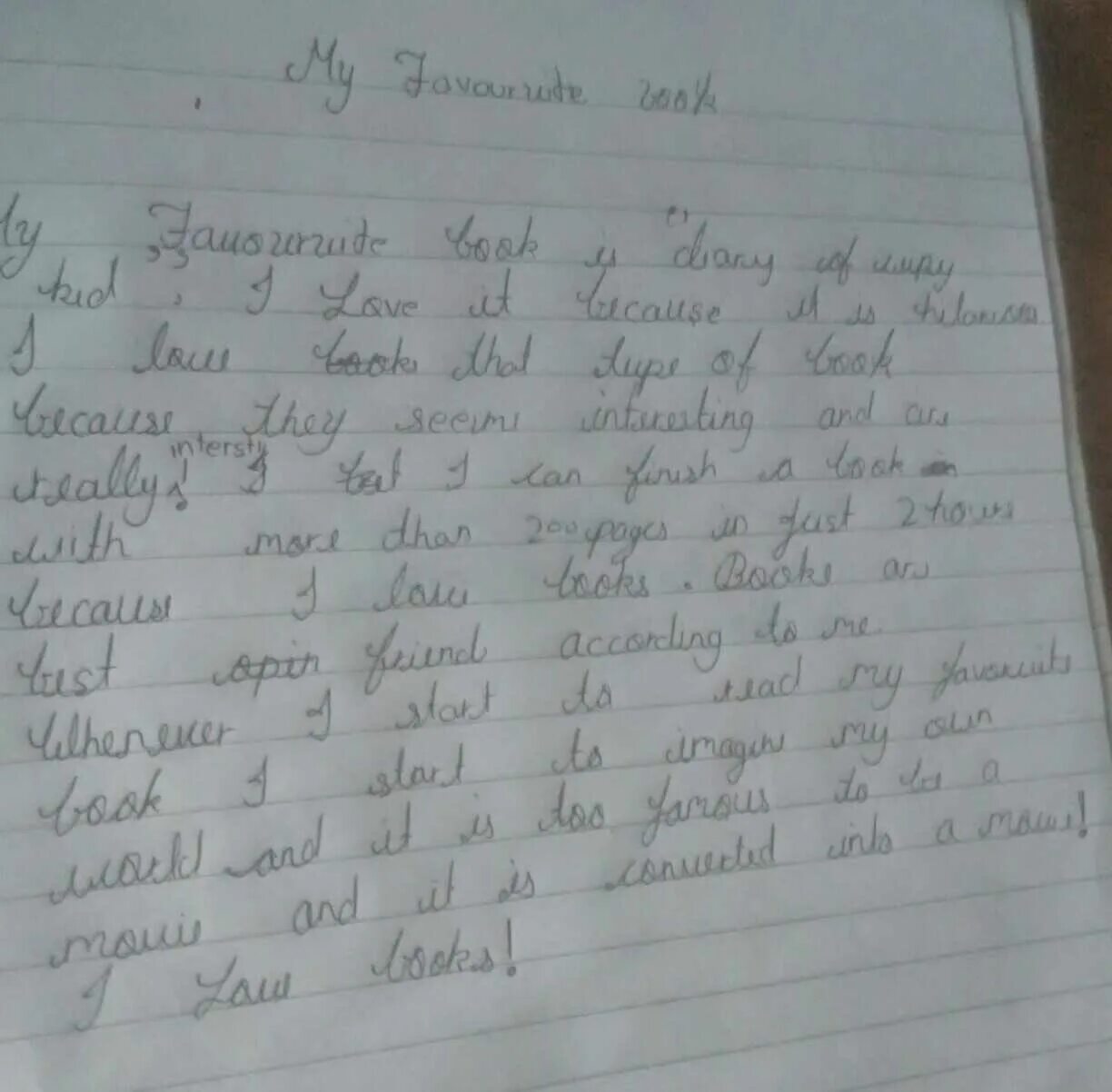My favourite сочинение английский. My favourite book сочинение. my favorite book топик.