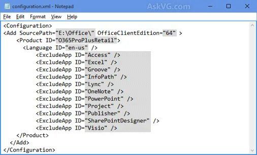 XML configuration file. Office 2016 deployment Tool. Office XML Handler. Команда Alter config что означает. Config configuration file