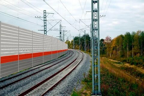Железнодорожное ограждение
