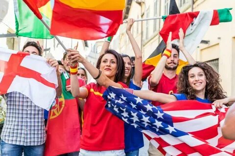 Fans support
