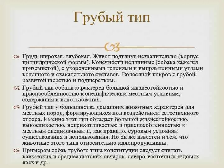 Грубый тип. Грубый тип