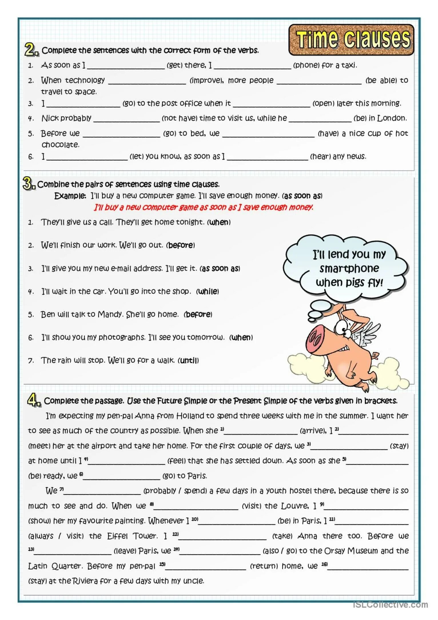 Future time exercises. Time clauses в английском worksheet. time clauses упражнения. time clauses в английском языке упражнения. time clauses в английском.