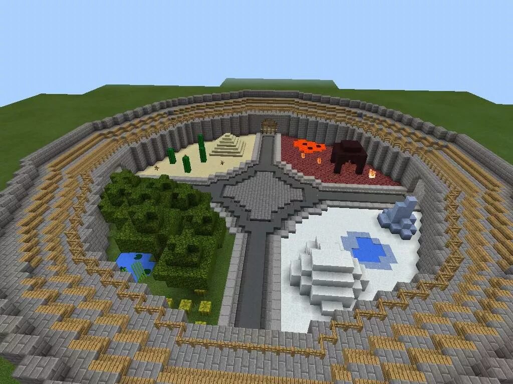 Minecraft arena